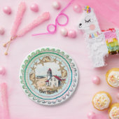 Seashell Lighthouse Papierplatte Pappteller (Party)