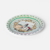 Seashell Lighthouse Papierplatte Pappteller (Schrägansicht)