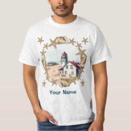 Seashell Lighthouse T - Shirt