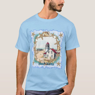 Seashell Lighthouse T - Shirt