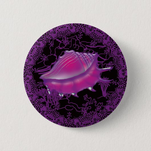 Seashell Lila Button (Vorderseite)