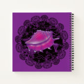 Seashell Lila Notizblock (Rückseite)