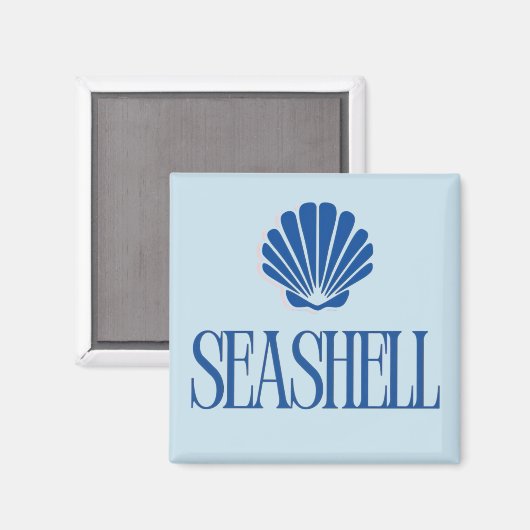 Seashell Magnet (Vorderseite/Rückseite)