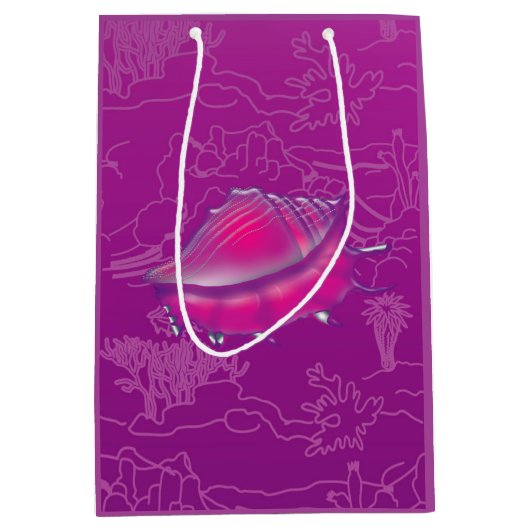 Seashell Mittlere Geschenktüte (Vorderseite)