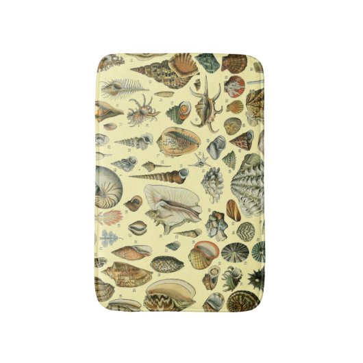Seashell Muschel Mollusk Clam Badematte (Vorderseite Vertikal)