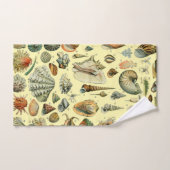 Seashell Muschel Mollusk Clam Badhandtuch Set (Handtuch)