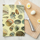 Seashell Muschel Mollusk Clam Geschirrtuch (Viertel Falte)