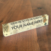 Seashell Muschel Mollusk Clam Namensplakette (Seite)