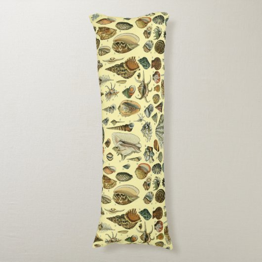 Seashell Muschel Mollusk Clam Seitenschläferkissen (Vorderseite Vertikal)