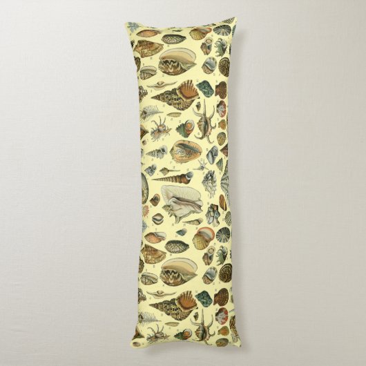 Seashell Muschel Mollusk Clam Seitenschläferkissen (Rückseite (Vertikal))