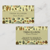 Seashell Muschel Mollusk Clam Visitenkarte (Vorne/Hinten)