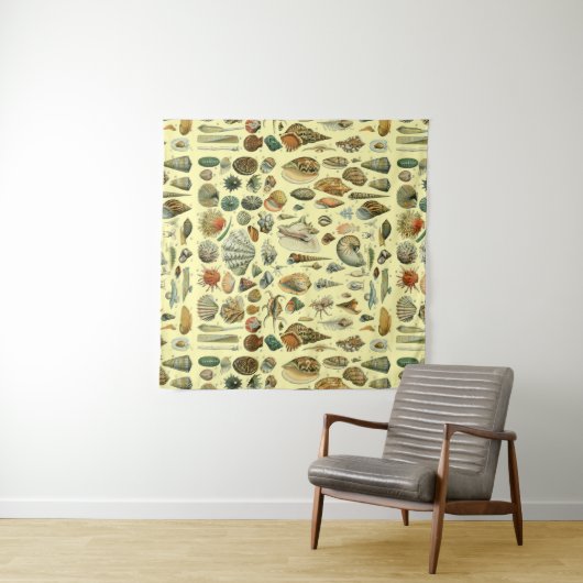 Seashell Muschel Mollusk Clam Wandteppich (Beispiel (Horizontal))