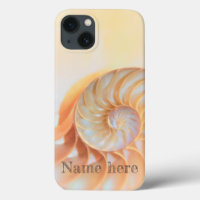 Seashell Muschel nautilus Swirl iPhone / iPad Gehä