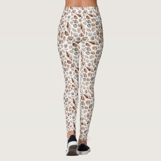 Seashell-Muster Leggings (Rückseite)