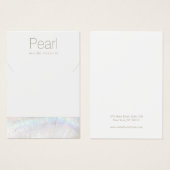 Seashell Nautical Necklace Bracelet Display Holder (Vorne & Hinten)