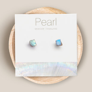 Seashell Nautical Stud Earring Display Holder