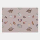 Seashell-neutrale Töne Geschenkpackung Geschenkpapier Set (Vorderseite)