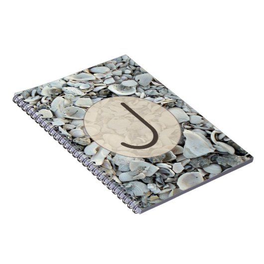 Seashell Notes Initial Design Notizblock (Rechte Seite)
