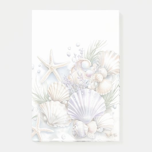 Seashell Notes Post-it Klebezettel (Vorderseite)