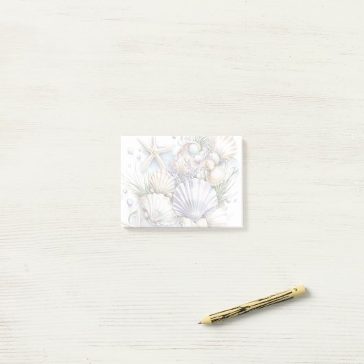Seashell Notes Post-it Klebezettel (Auf Schreibtisch)