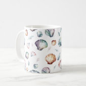 Seashell Ocean Beach Sea Muschel Design 358 Kaffeetasse (Vorderseite Links)