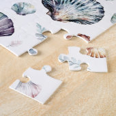 Seashell Ocean Beach Sea Muschel Design 358 Puzzle (Seite)