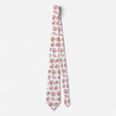 Seashell Ocean Nautical Pattern Neck Tie Krawatte (Vorderseite)