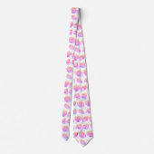 Seashell Ocean Nautical Pattern Neck Tie Krawatte (Rückseite)