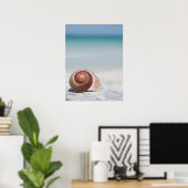 Seashell on Beach | St. Petersburg, Fl. Poster (Heimbüro)