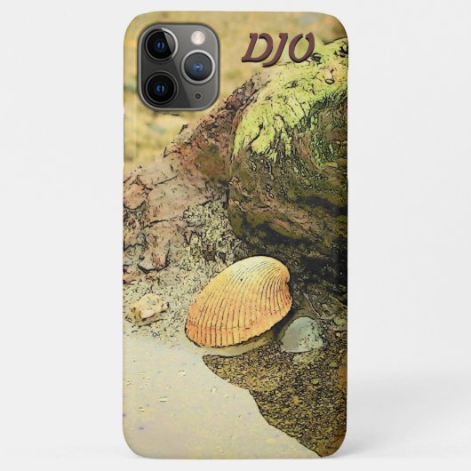 Seashell on Driftwood Case-Mate iPhone Hülle (Rückseite)