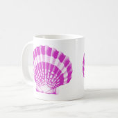 Seashell - orchid und weiß kaffeetasse (Vorderseite Links)