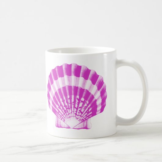Seashell - orchid und weiß kaffeetasse (Rechts)