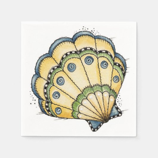 Seashell - Paper Napkins Serviette (Vorderseite)