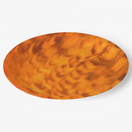 Seashell Pappteller (Schrägansicht)