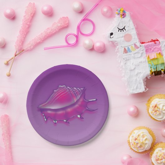 Seashell Pappteller (Party)