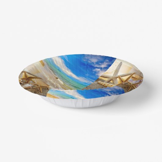Seashell Pappteller (Gewinkelt)