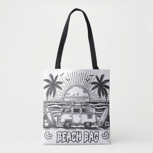 Seashell Paradise Coloring Van Tasche (Vorderseite)