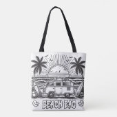 Seashell Paradise Coloring Van Tasche (Rückseite)
