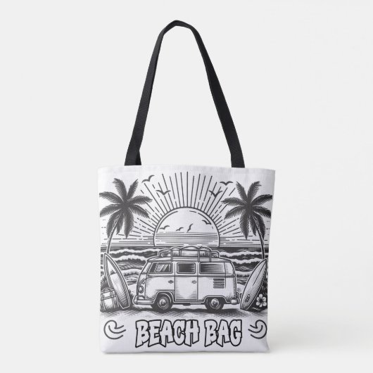 Seashell Paradise Coloring Van Tasche (Rückseite)
