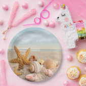 Seashell-Party-Papier-Teller Pappteller (Party)