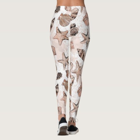 Seashell Pattern Leggings (Rückseite)