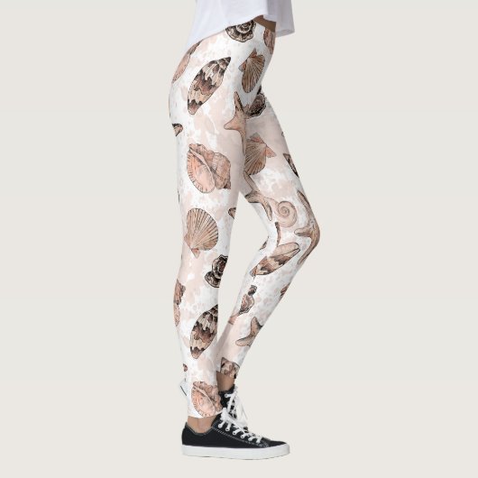 Seashell Pattern Leggings (Rechts)
