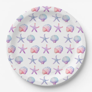 Seashell Pattern Pappteller