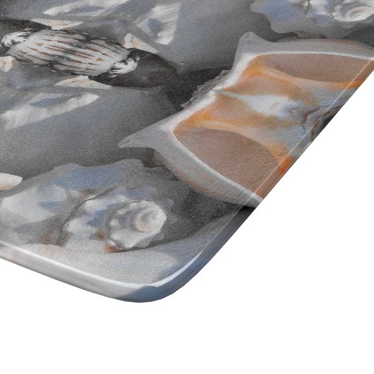 Seashell Pattern Schneidebrett (Ecke)