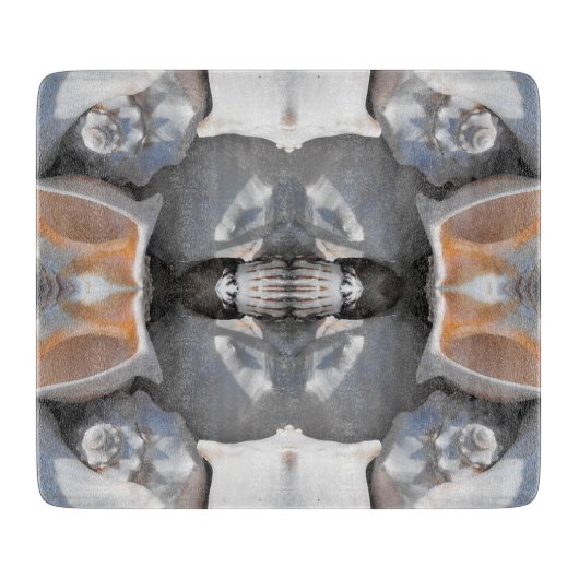 Seashell Pattern Schneidebrett (Vorderseite)