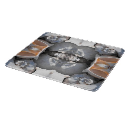 Seashell Pattern Schneidebrett (Ecke)
