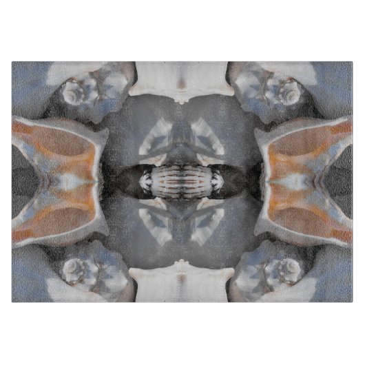 Seashell Pattern Schneidebrett (Vorderseite)