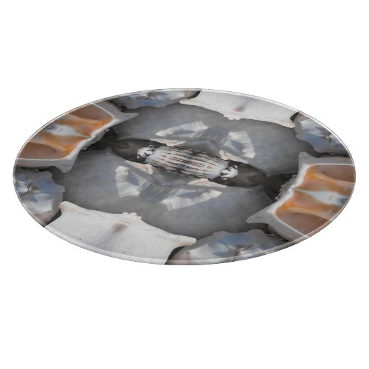 Seashell Pattern Schneidebrett (Ecke)