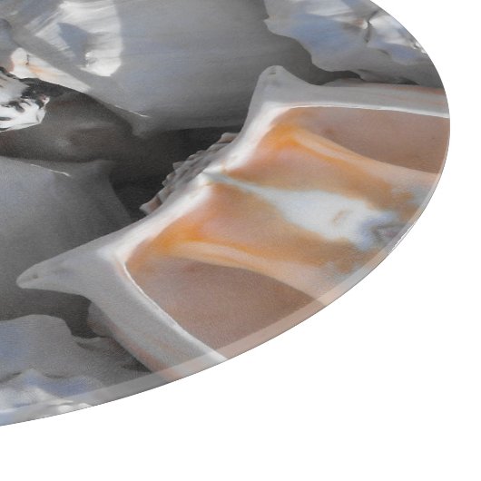 Seashell Pattern Schneidebrett (Ecke)
