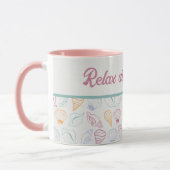 Seashell Pattern-Tasse Tasse (Links)